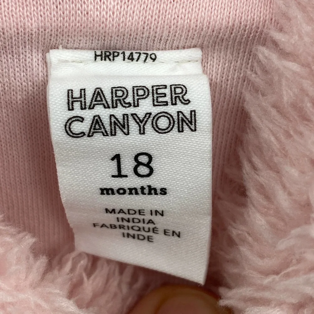 Harper Canyon Toddler Girl's Faux Fur Vest Size 18 months - Picture 4 of 5